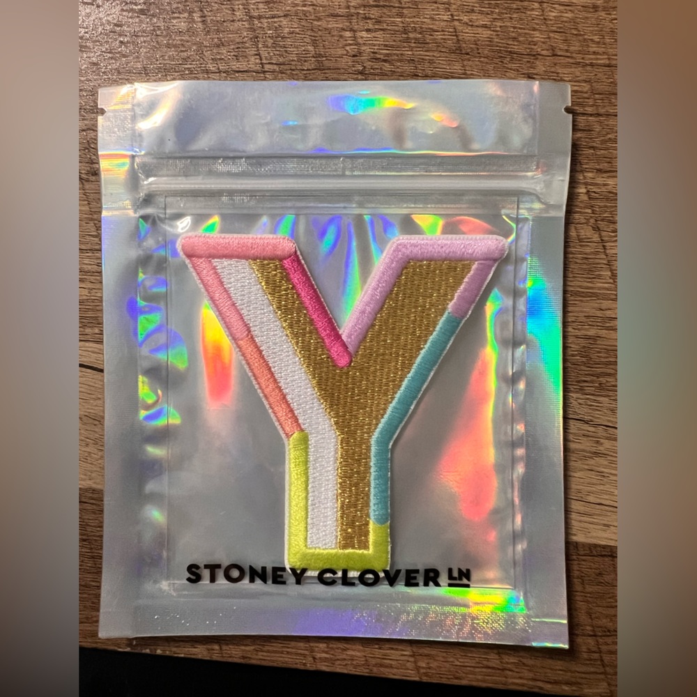 Stoney clover colorblock letter patch